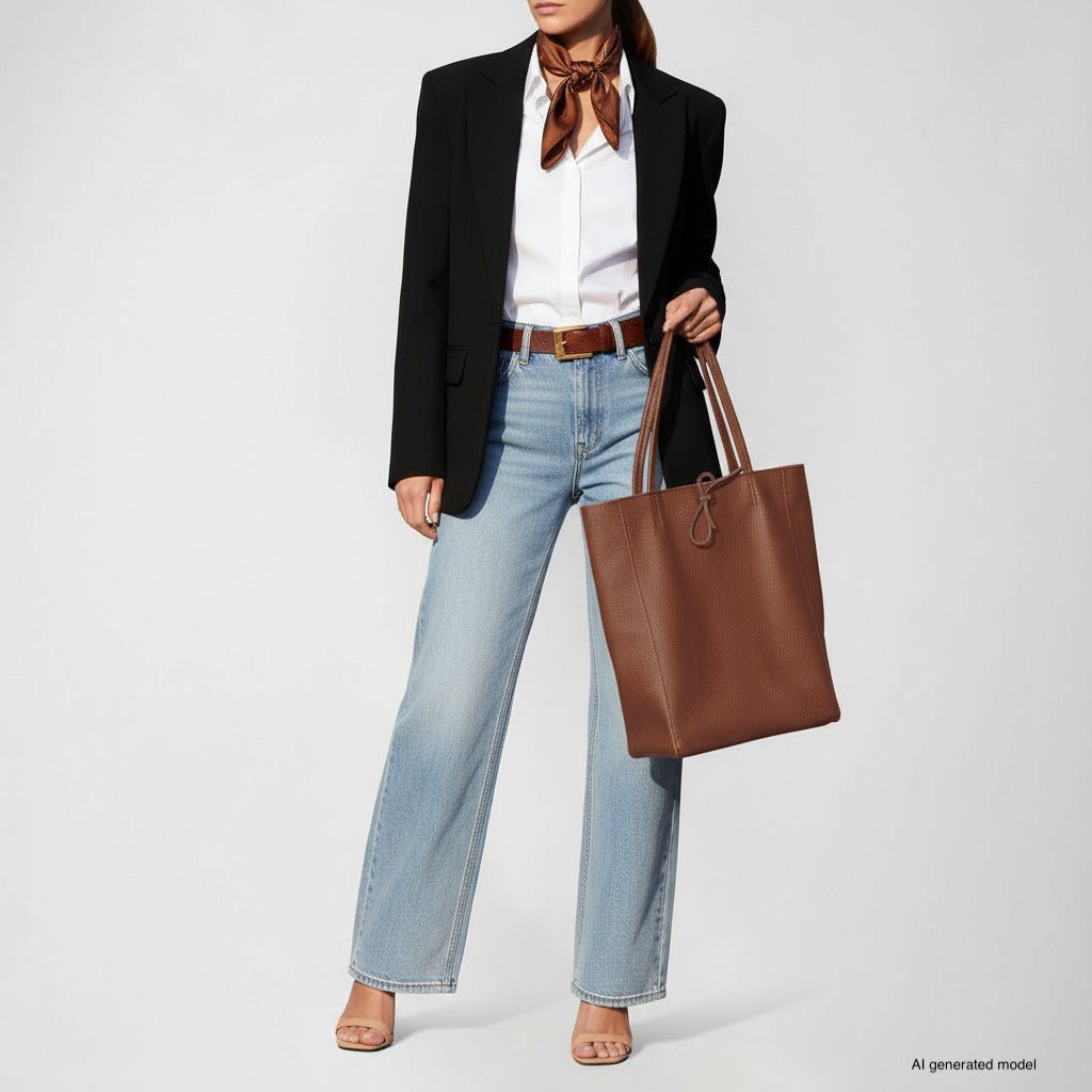 Italian Full-Grain Leather Tote Bag | Firenze - Che Cose Belle