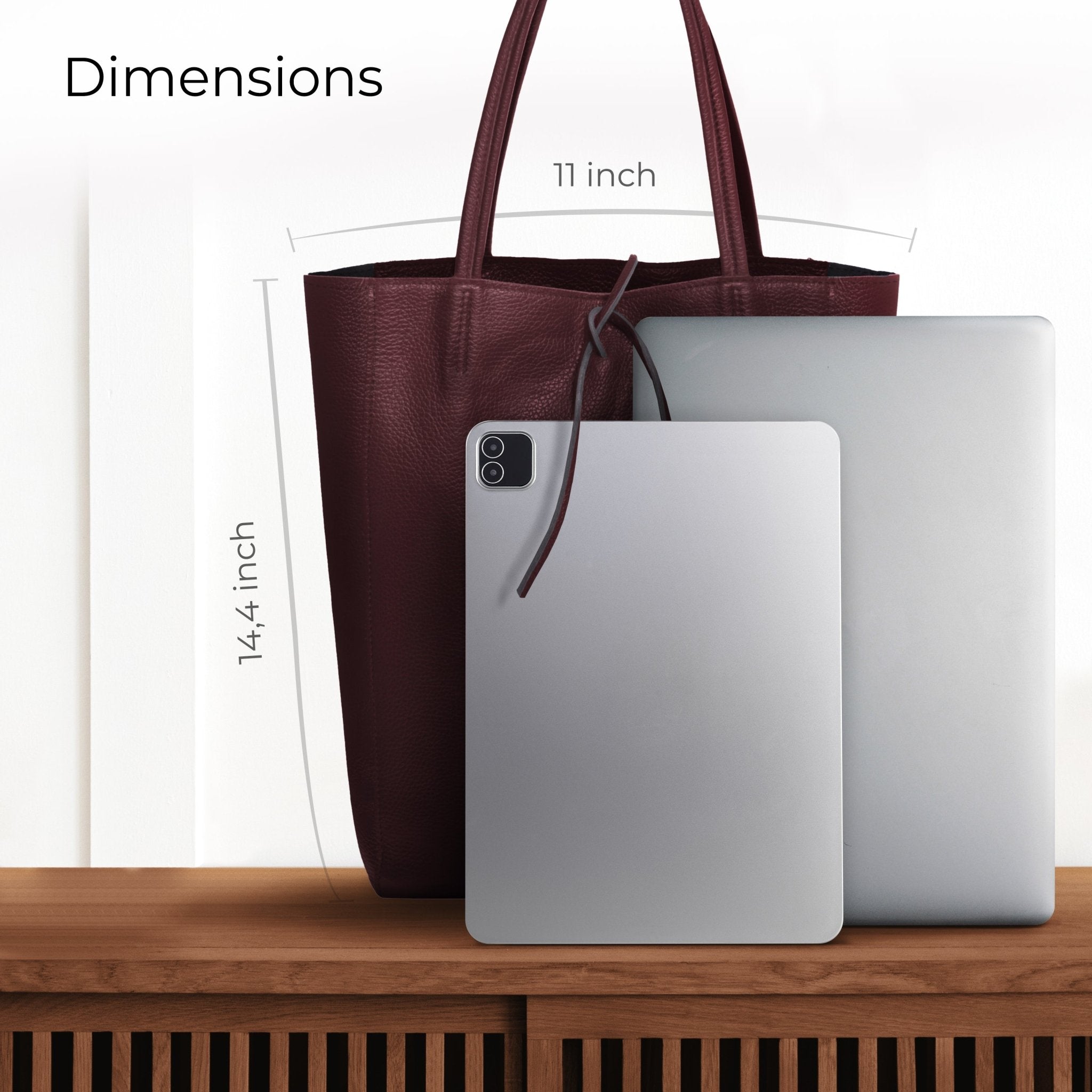 Italian Full-Grain Leather Tote Bag | Firenze - Che Cose Belle