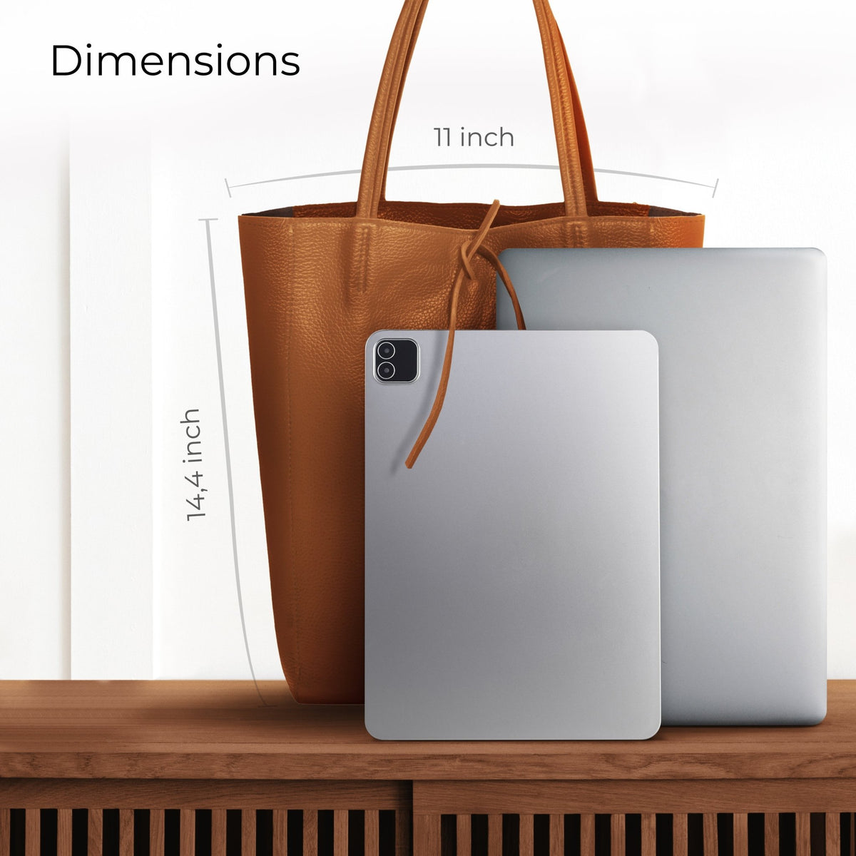 Italian Full-Grain Leather Tote Bag | Firenze - Che Cose Belle