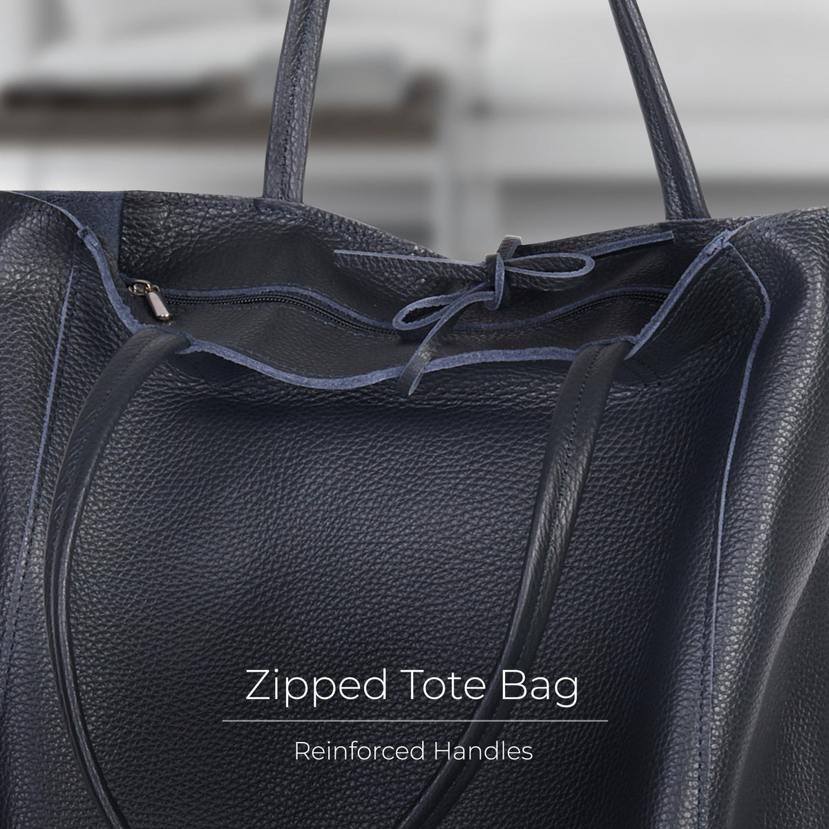 Italian Full-Grain Leather Tote Bag | Firenze - Che Cose Belle