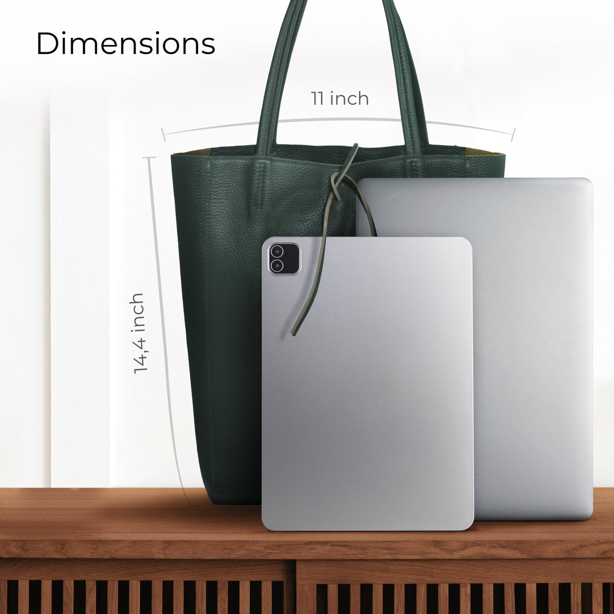 Italian Full-Grain Leather Tote Bag | Firenze - Che Cose Belle