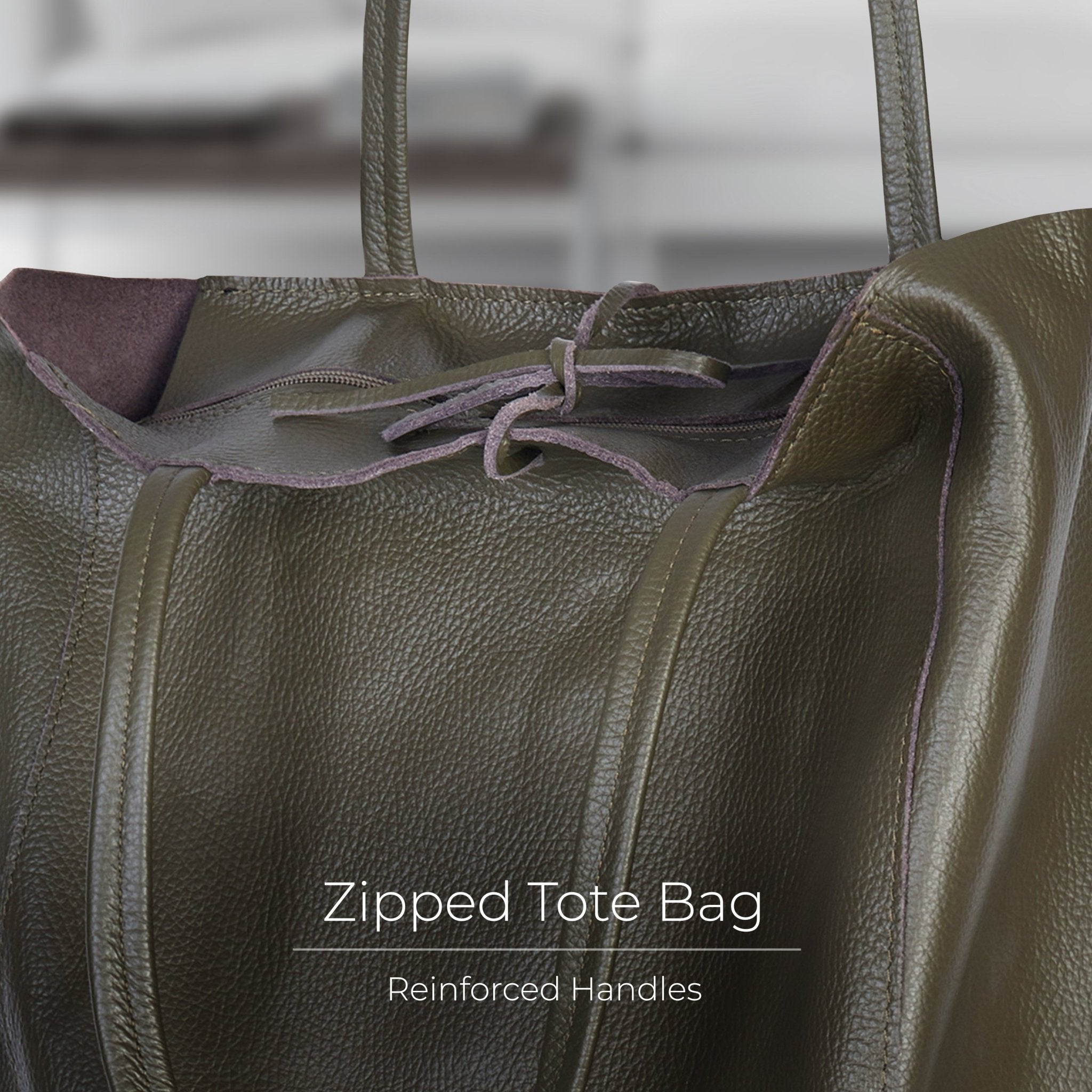 Italian Full-Grain Leather Tote Bag | Firenze - Che Cose Belle