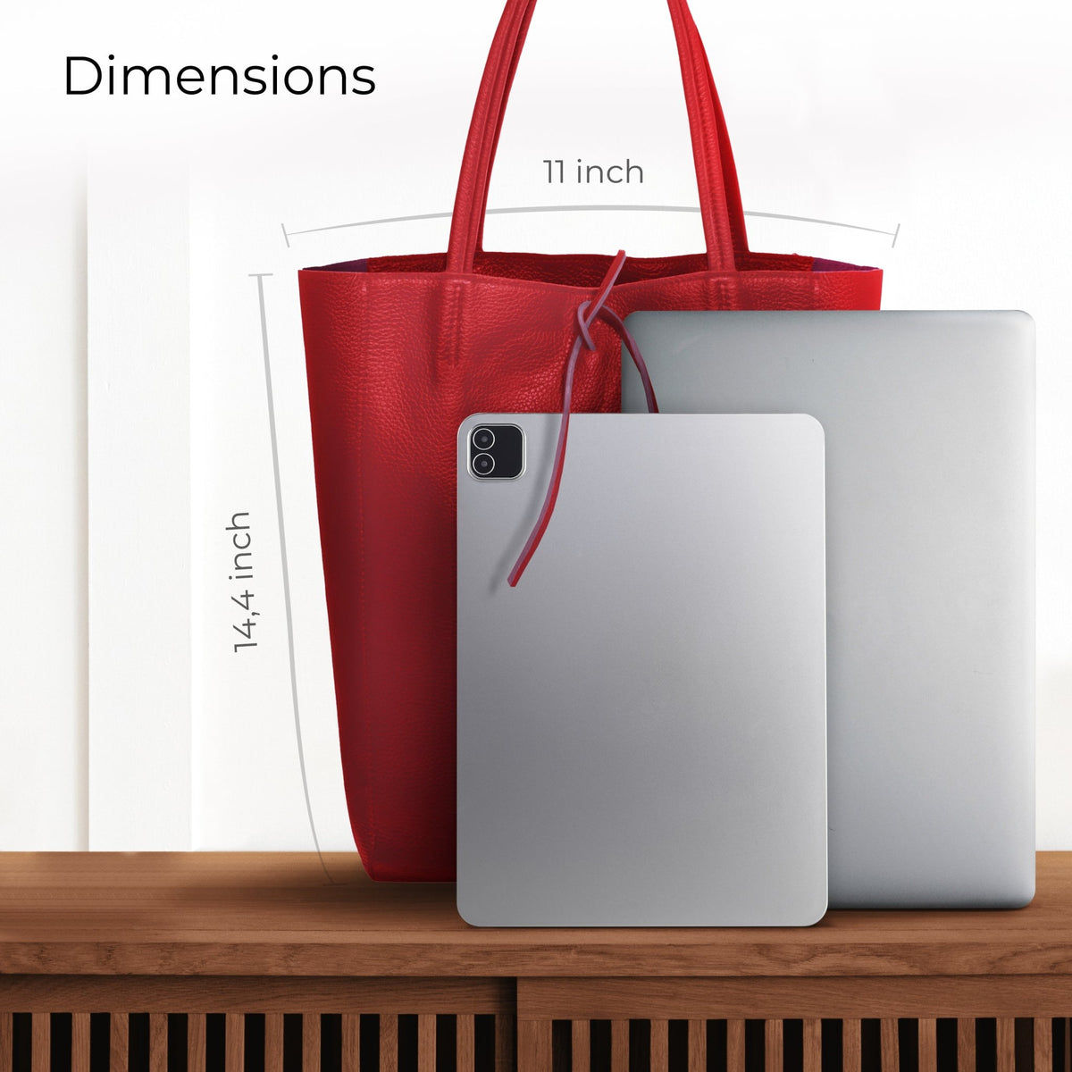 Italian Full-Grain Leather Tote Bag | Firenze - Che Cose Belle
