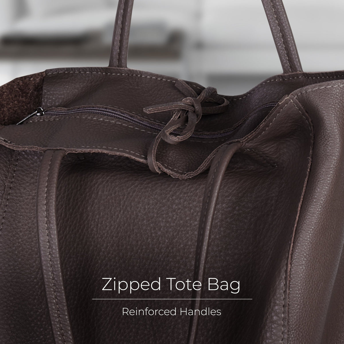 Italian Full-Grain Leather Tote Bag | Firenze - Che Cose Belle