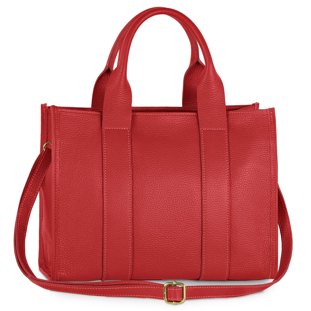 Italian Full-Grain Leather Tote Bag | Monza - Che Cose Belle