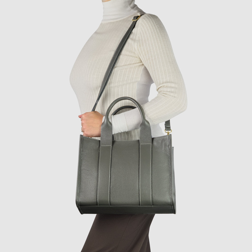 Italian Full-Grain Leather Tote Bag | Monza - Che Cose Belle