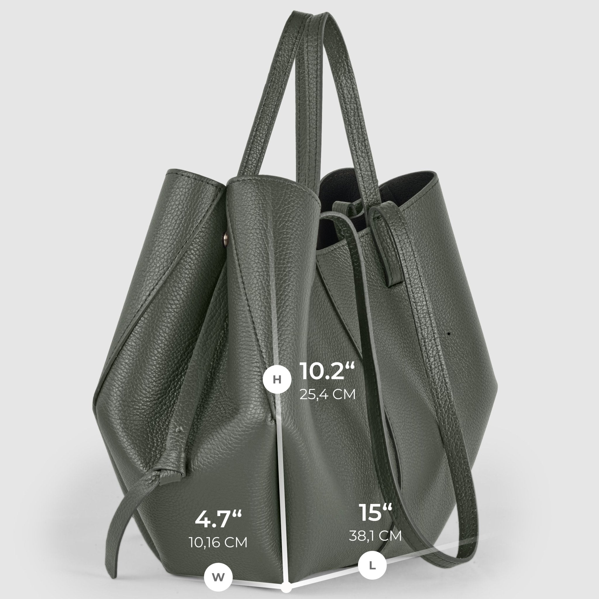 Italian Full-Grain Leather Tote Bag | Piacenza - Che Cose Belle