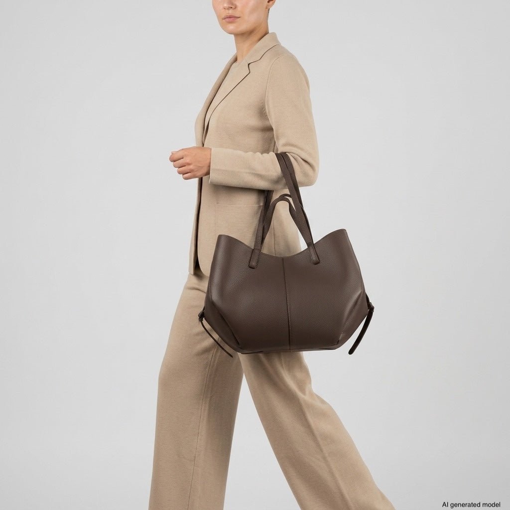 Italian Full-Grain Leather Tote Bag | Piacenza - Che Cose Belle