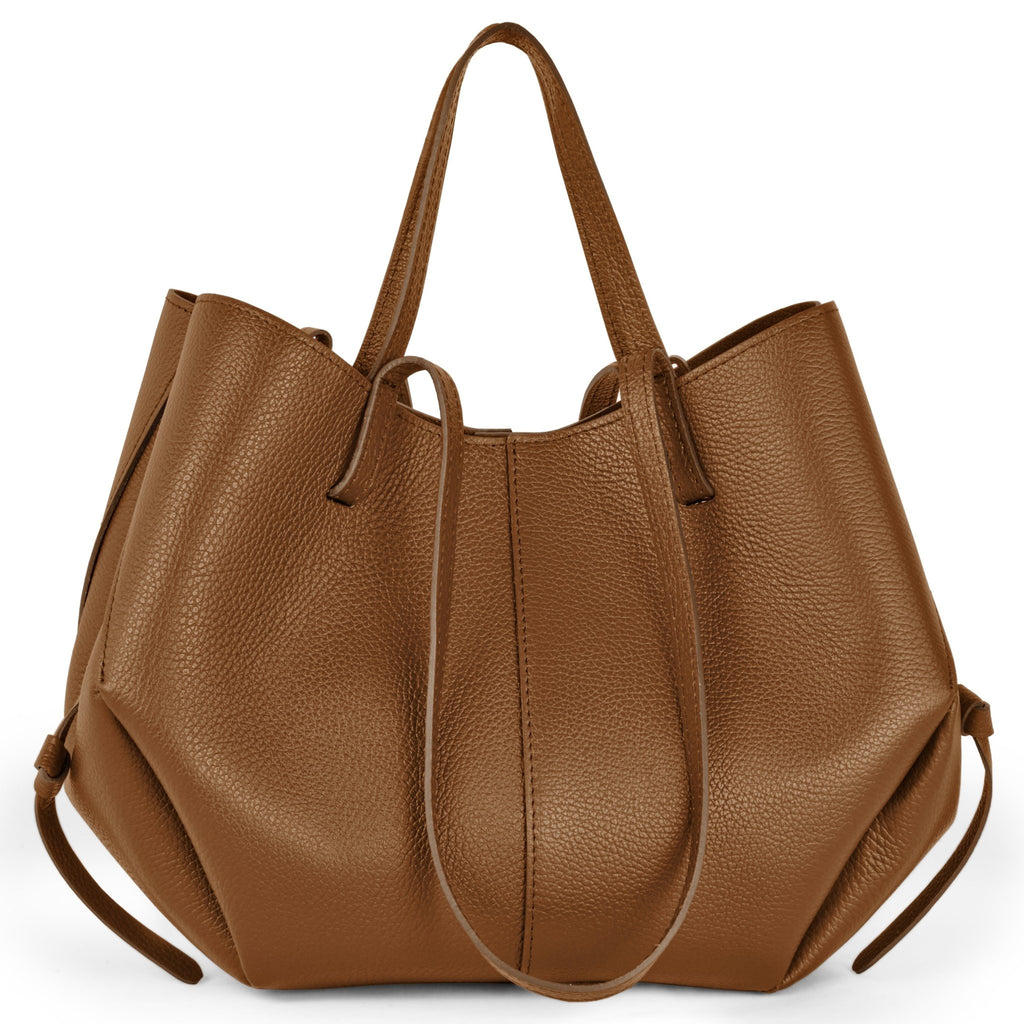 Italian Full-Grain Leather Tote Bag | Piacenza - Che Cose Belle
