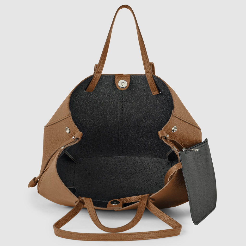 Italian Full-Grain Leather Tote Bag | Piacenza - Che Cose Belle