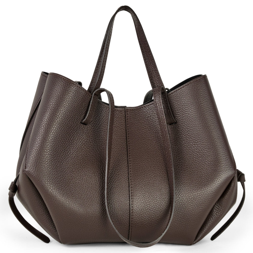 Italian Full-Grain Leather Tote Bag | Piacenza - Che Cose Belle