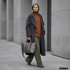 Italian Genuine Basketweave-Embossed Metallic Suede Top-Handle Bag | Treviso - Che Cose Belle