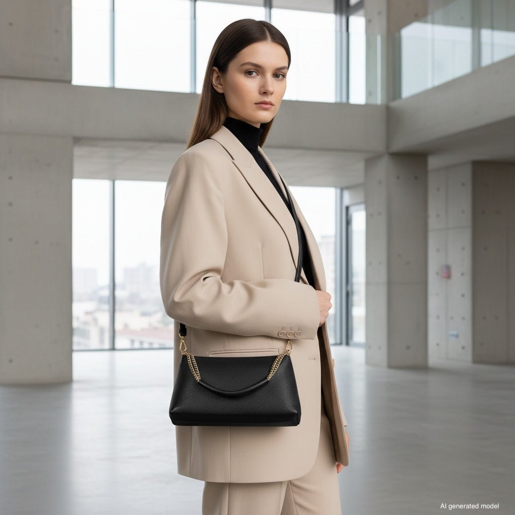 Italian Genuine Calf Leather Crossbody Bag 171522 - Che Cose Belle