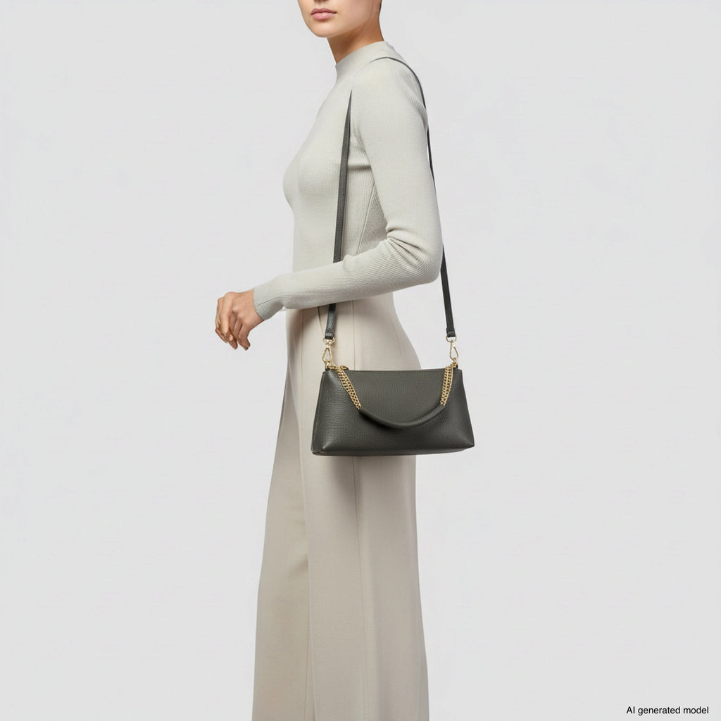 Italian Genuine Calf Leather Crossbody Bag 171522 - Che Cose Belle