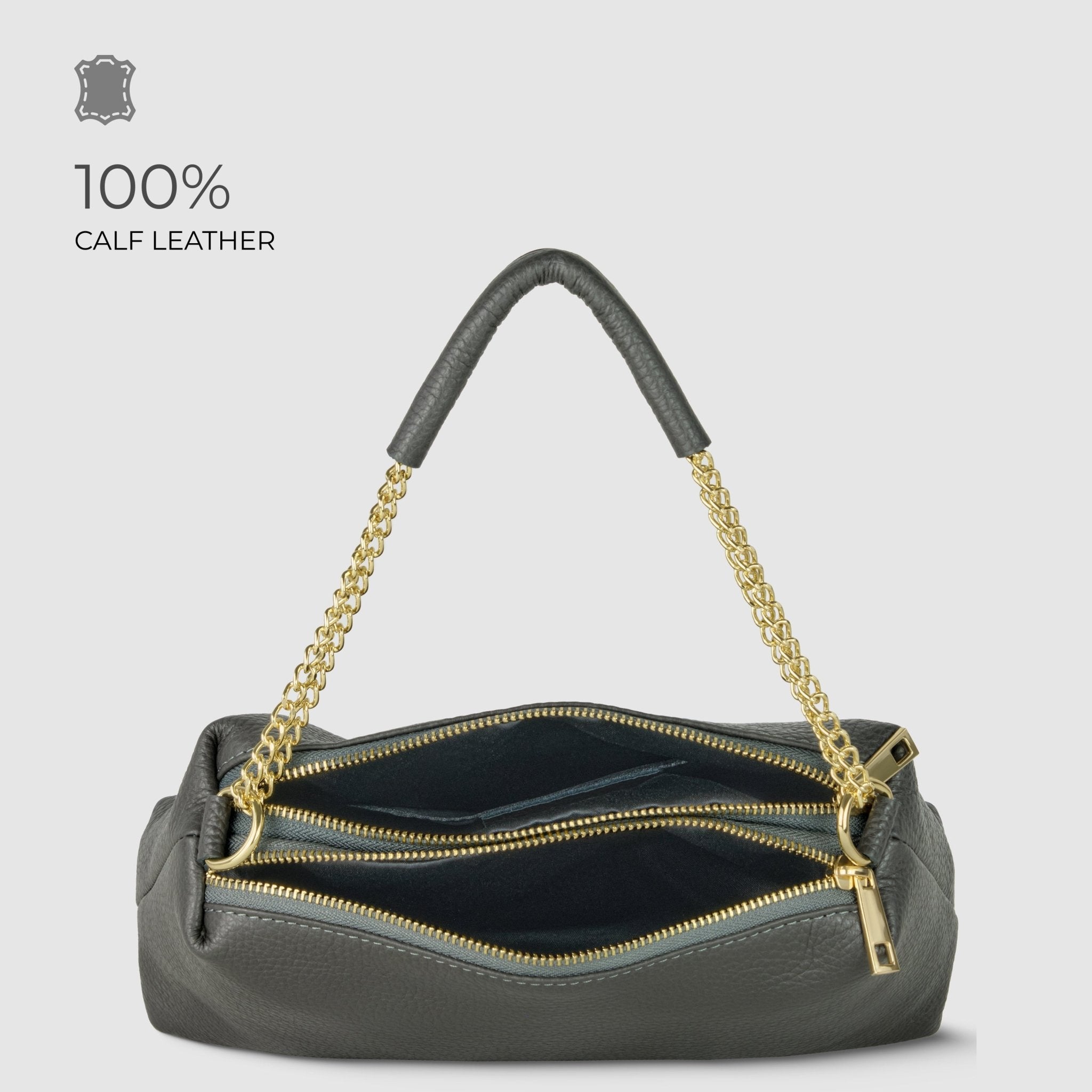 Italian Genuine Calf Leather Crossbody Bag 171522 - Che Cose Belle