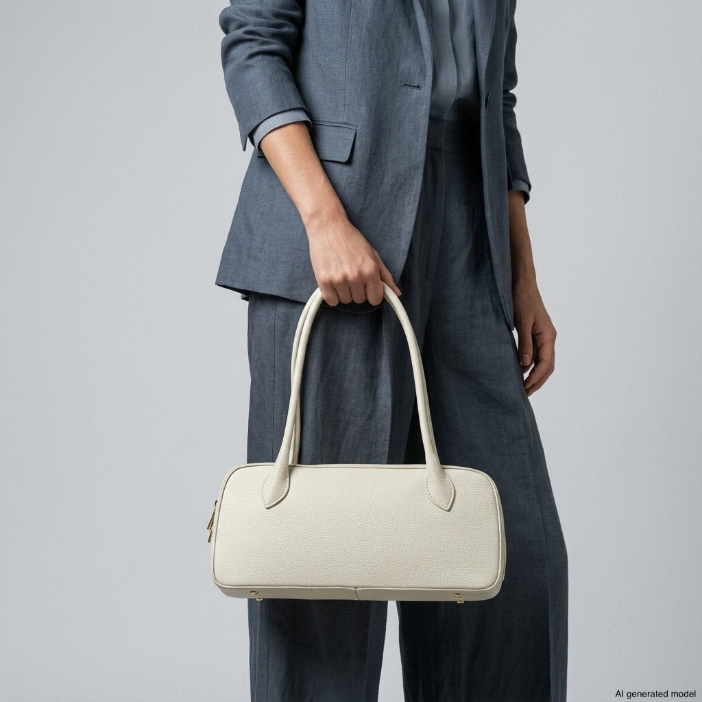 Italian Genuine Calf Leather Shoulder Bag 272511 - Che Cose Belle