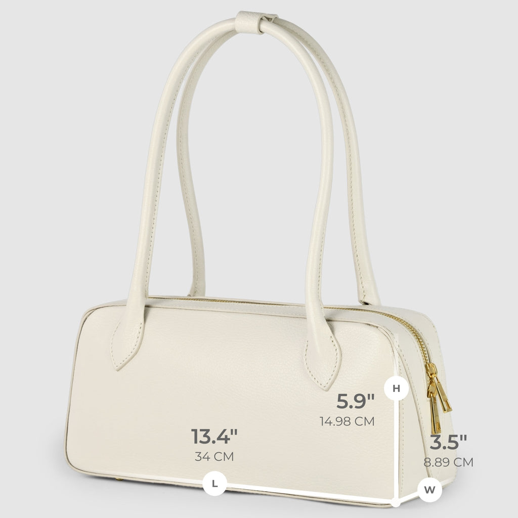 Italian Genuine Calf Leather Shoulder Bag 272511 - Che Cose Belle
