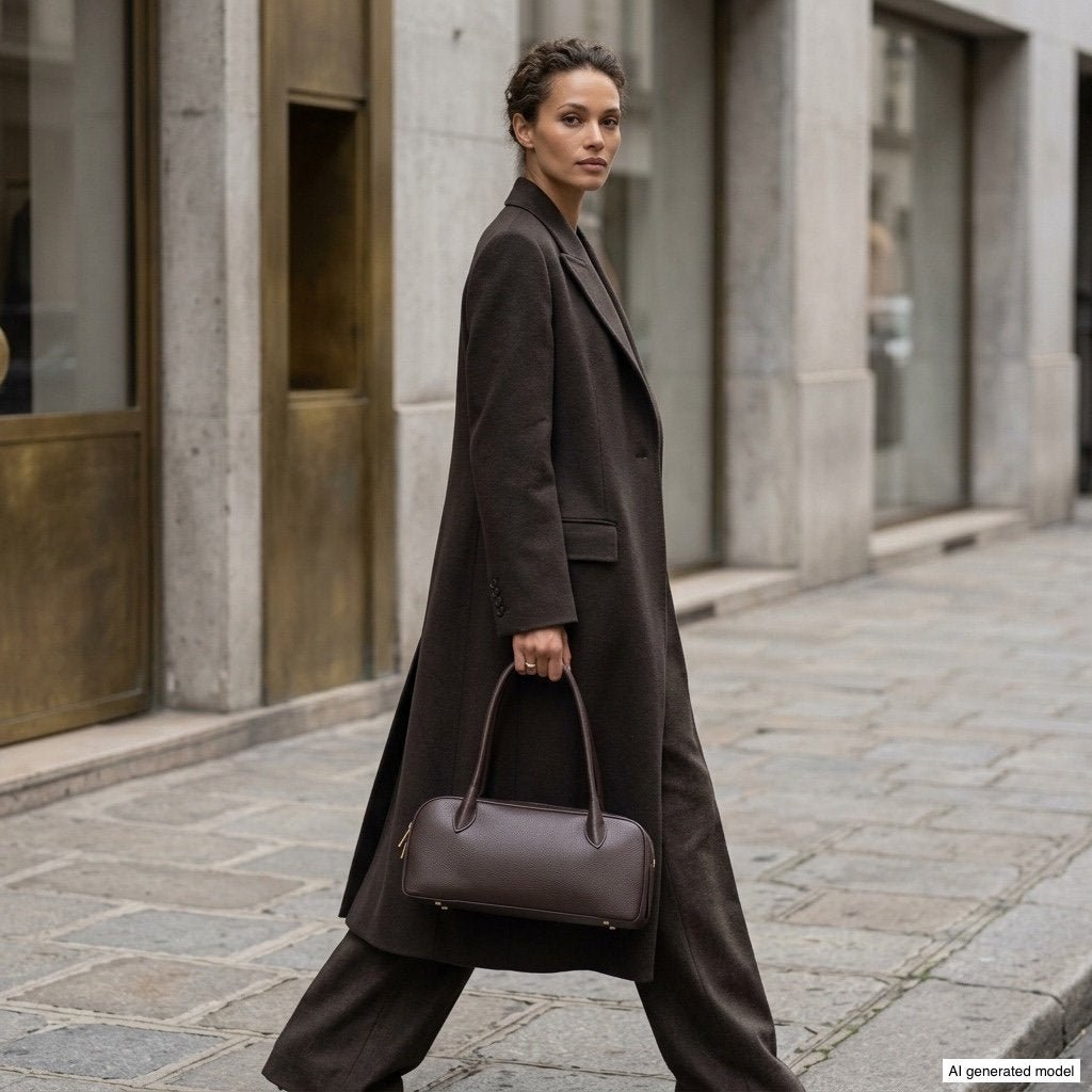 Italian Genuine Calf Leather Shoulder Bag 272511 - Che Cose Belle