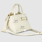 Italian Genuine Calf Leather Top-Handle Bag 252352 - Che Cose Belle