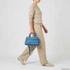 Italian Genuine Calf Leather Top-Handle Bag 252352 - Che Cose Belle