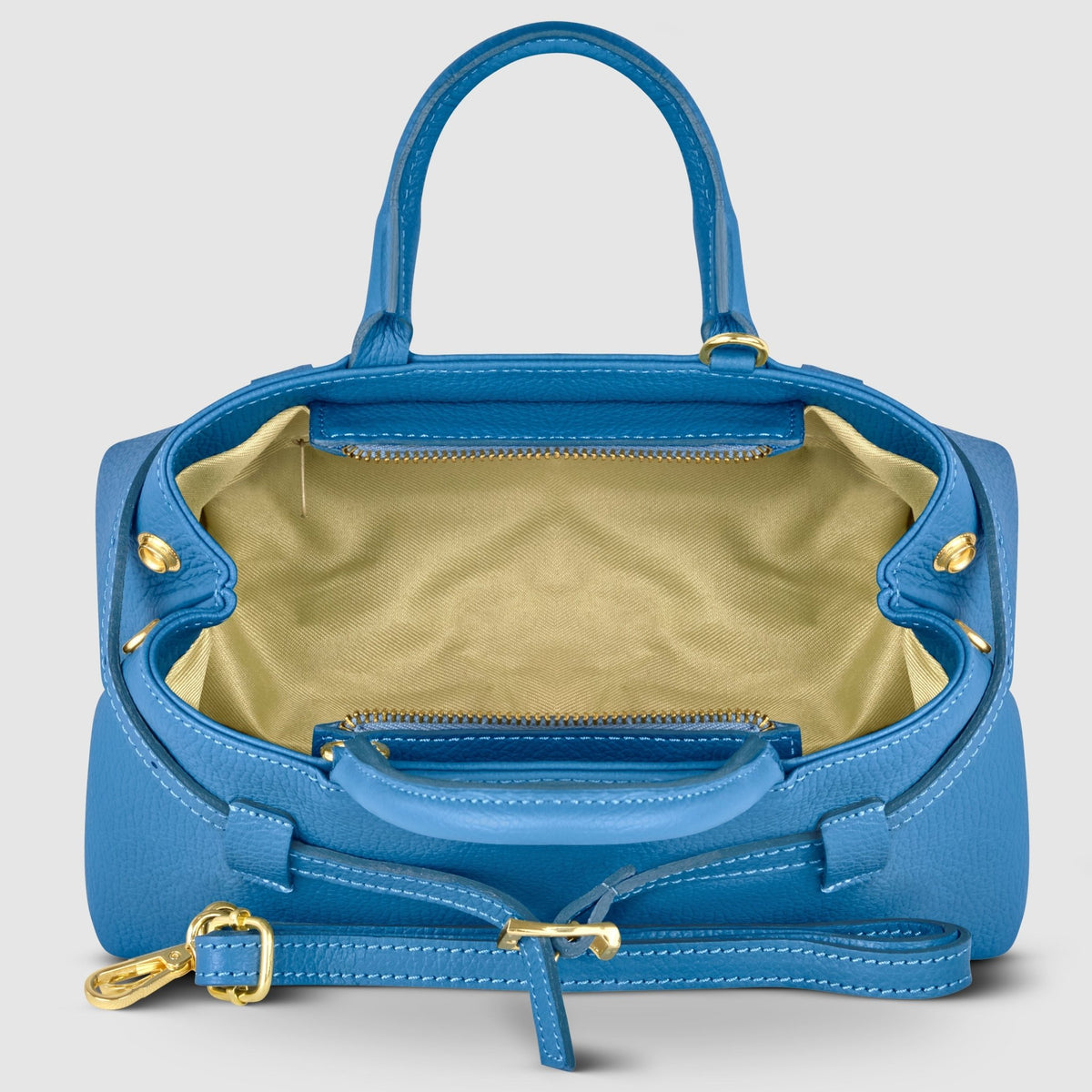 Italian Genuine Calf Leather Top-Handle Bag 252352 - Che Cose Belle