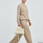 Italian Genuine Calf Leather Top-Handle Bag 252352 - Che Cose Belle