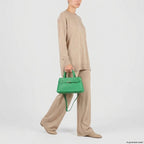 Italian Genuine Calf Leather Top-Handle Bag 252352 - Che Cose Belle