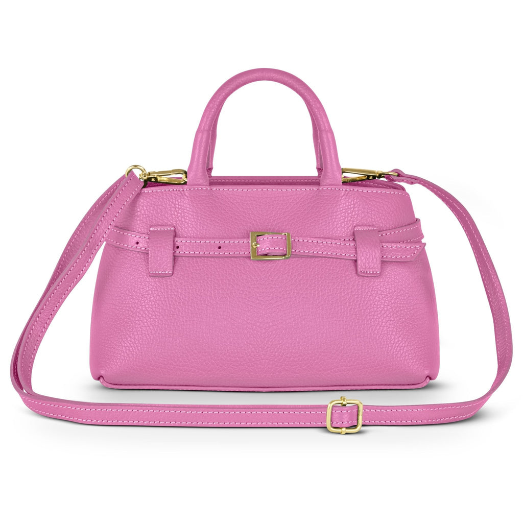 Italian Genuine Calf Leather Top-Handle Bag 252352 - Che Cose Belle