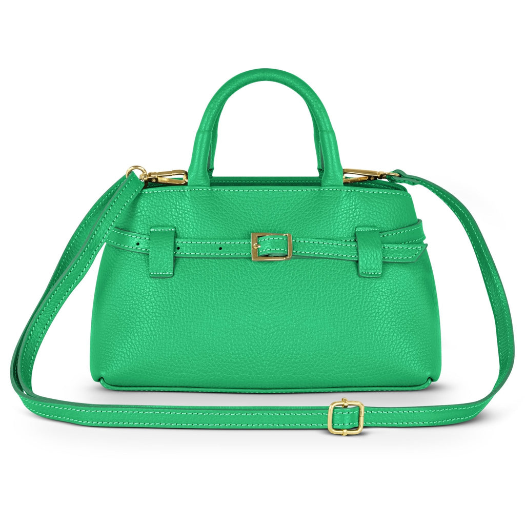 Italian Genuine Calf Leather Top-Handle Bag 252352 - Che Cose Belle