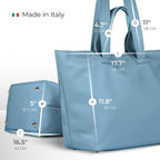 Italian Genuine Calf Leather Tote Bag 122500 - Che Cose Belle