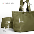 Italian Genuine Calf Leather Tote Bag 122500 - Che Cose Belle