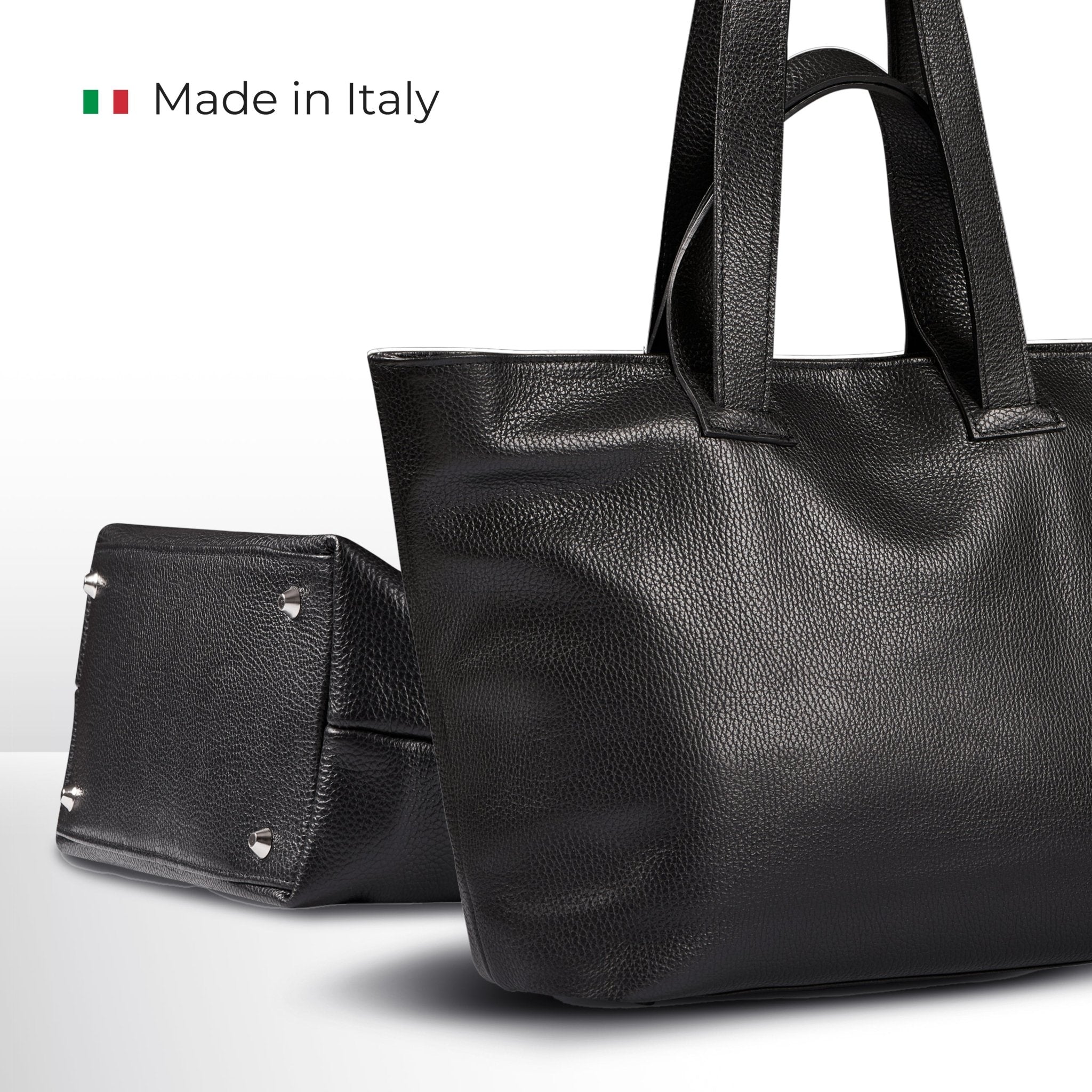 Italian Genuine Calf Leather Tote Bag 122500 - Che Cose Belle