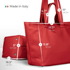 Italian Genuine Calf Leather Tote Bag 122500 - Che Cose Belle