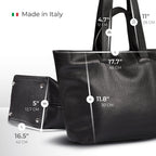 Italian Genuine Calf Leather Tote Bag 122500 - Che Cose Belle