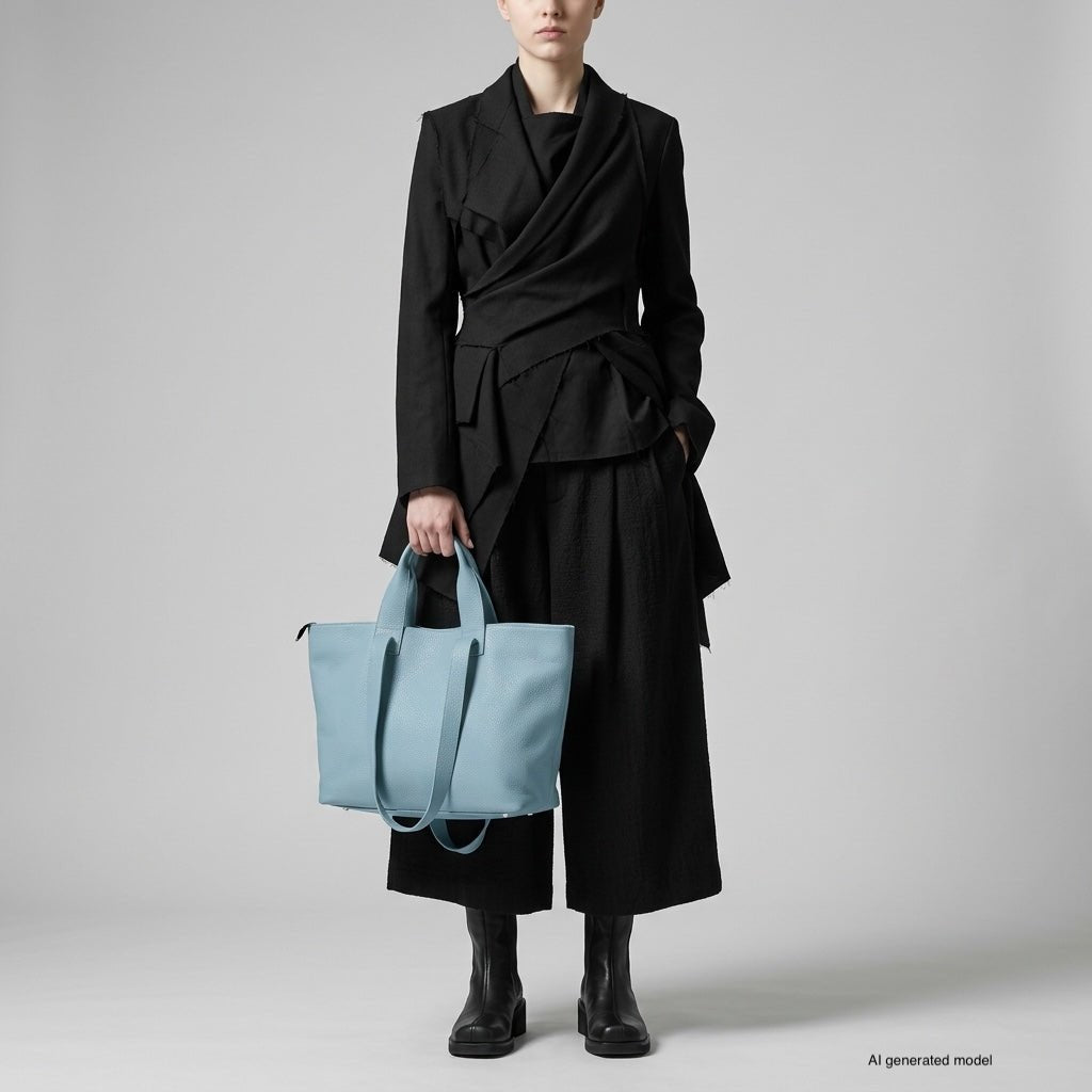 Italian Genuine Calf Leather Tote Bag 122500 - Che Cose Belle