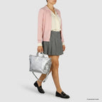 Italian Genuine Metallic Suede Top-Handle Bag | Padova - Che Cose Belle
