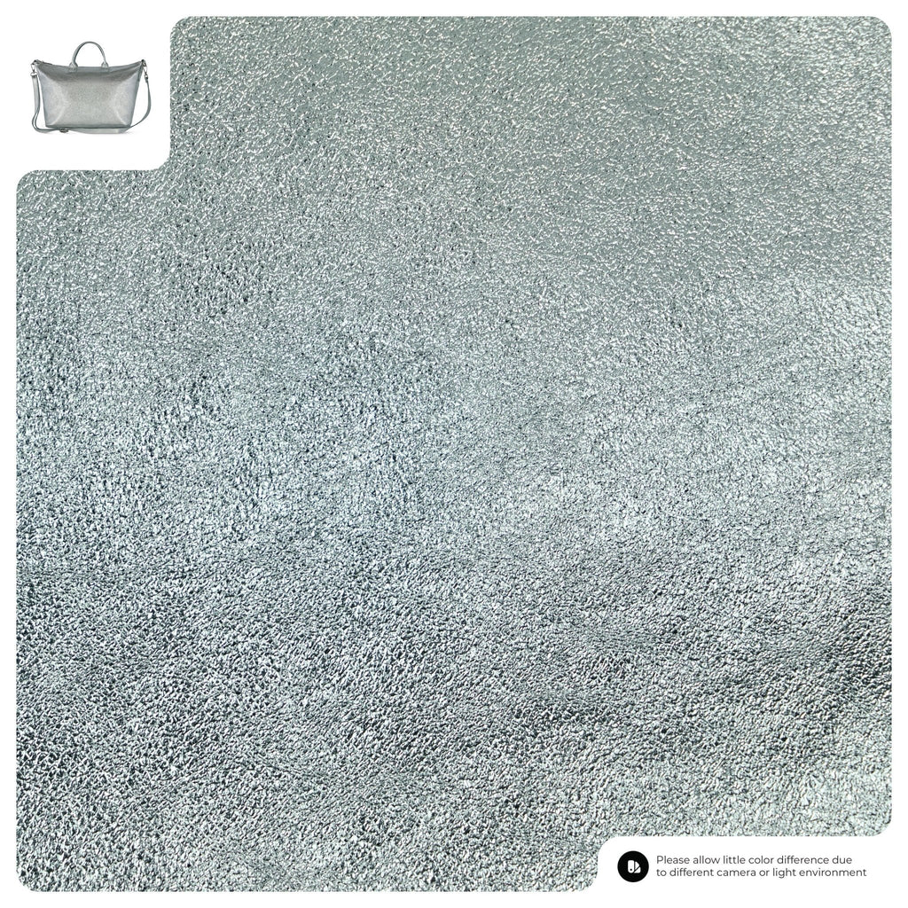 Italian Genuine Metallic Suede Top-Handle Bag | Padova - Che Cose Belle