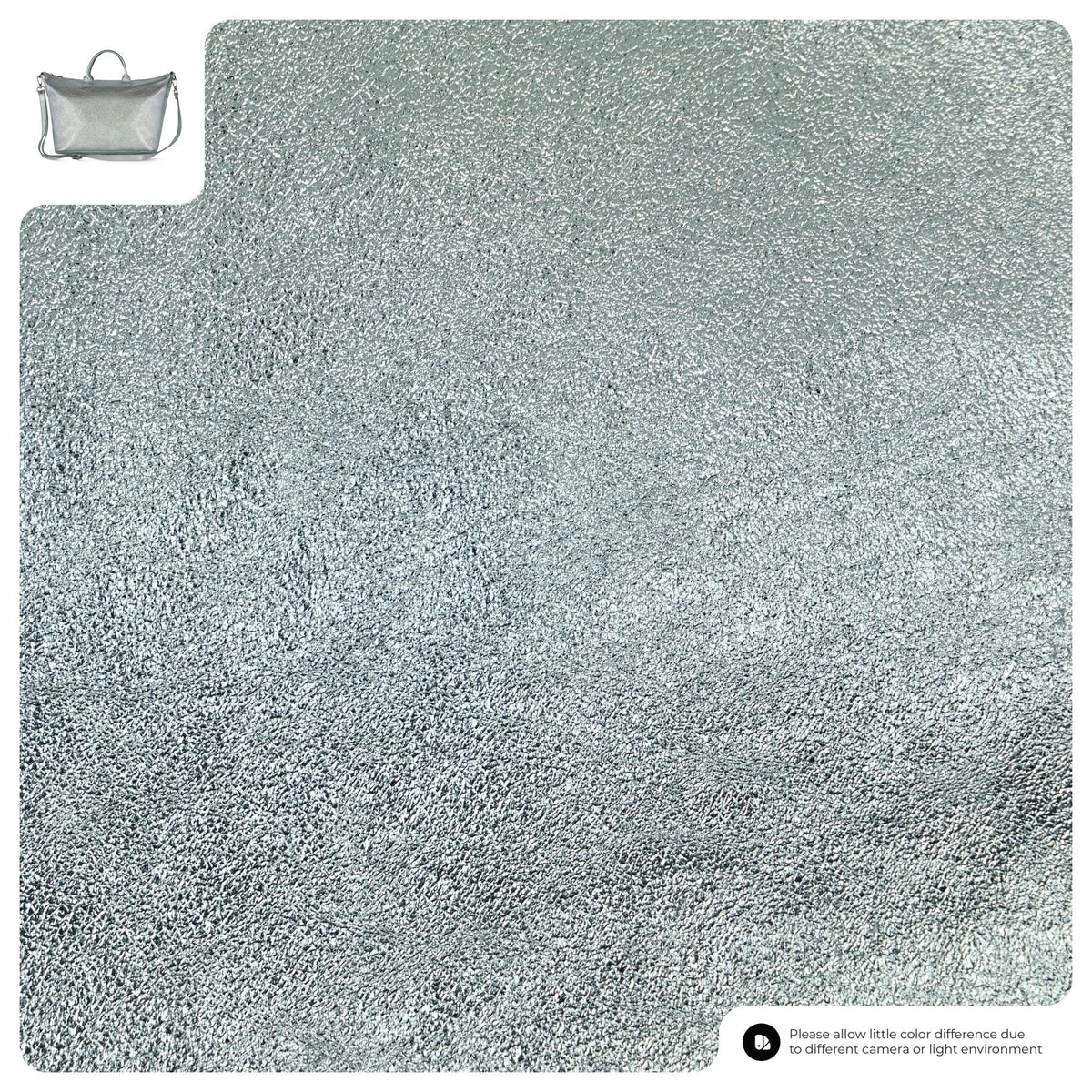 Italian Genuine Metallic Suede Top-Handle Bag | Padova - Che Cose Belle
