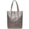 Italian Genuine Metallic Suede Tote Bag | Pisa - Che Cose Belle