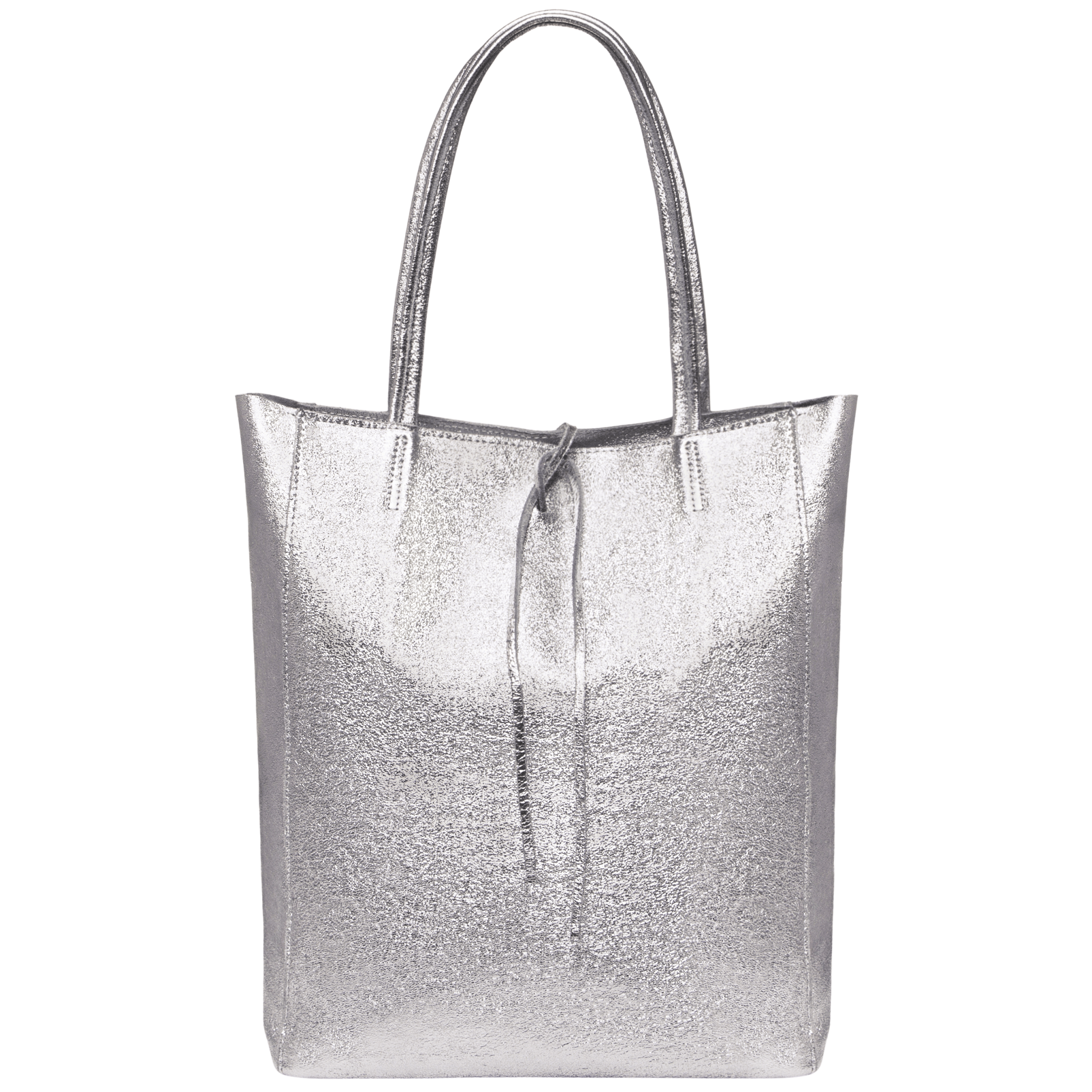 Italian Genuine Metallic Suede Tote Bag | Pisa - Che Cose Belle