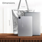 Italian Genuine Metallic Suede Tote Bag | Pisa - Che Cose Belle
