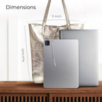 Italian Genuine Metallic Suede Tote Bag | Pisa - Che Cose Belle