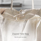 Italian Genuine Metallic Suede Tote Bag | Pisa - Che Cose Belle