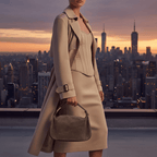 Italian Genuine Suede & Full-Grain Leather Crossbody Bag | Cremona - Che Cose Belle