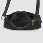 Italian Genuine Suede & Full-Grain Leather Crossbody Bag | Cremona - Che Cose Belle