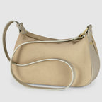 Italian Genuine Suede & Full-Grain Leather Crossbody Bag | Cremona - Che Cose Belle