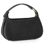 Italian Genuine Suede & Full-Grain Leather Crossbody Bag | Cremona - Che Cose Belle