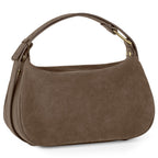Italian Genuine Suede & Full-Grain Leather Crossbody Bag | Cremona - Che Cose Belle