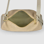 Italian Genuine Suede & Full-Grain Leather Crossbody Bag | Cremona - Che Cose Belle