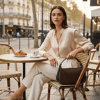 Italian Genuine Suede & Full-Grain Leather Crossbody Bag | Cremona - Che Cose Belle